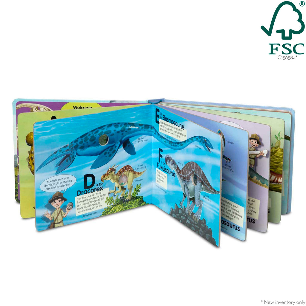 Poke-a-Dot: Dinosaurs A to Z Board Book
