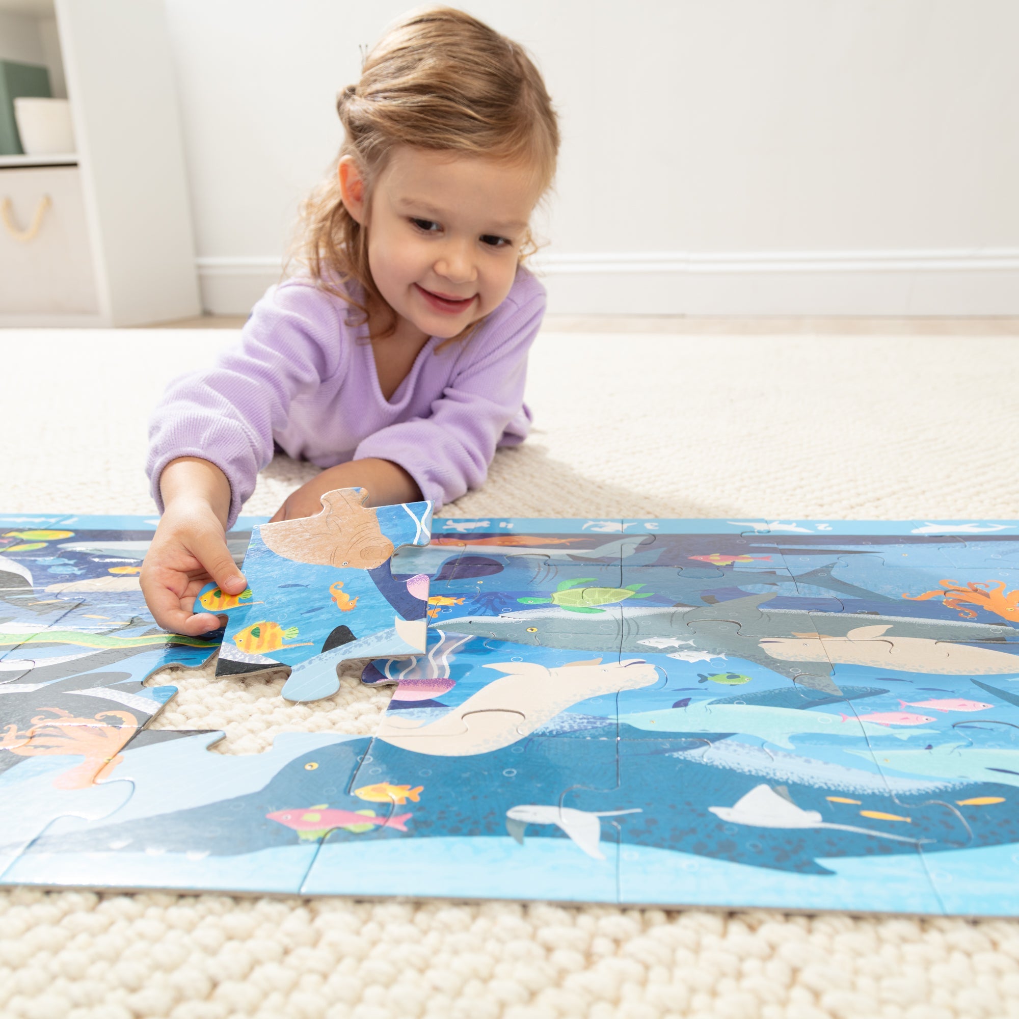 Search & Find Beneath the Waves Floor Puzzle - 48 Pieces