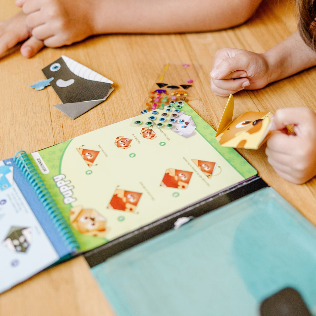 On the Go Origami Animals Craft Activity Set