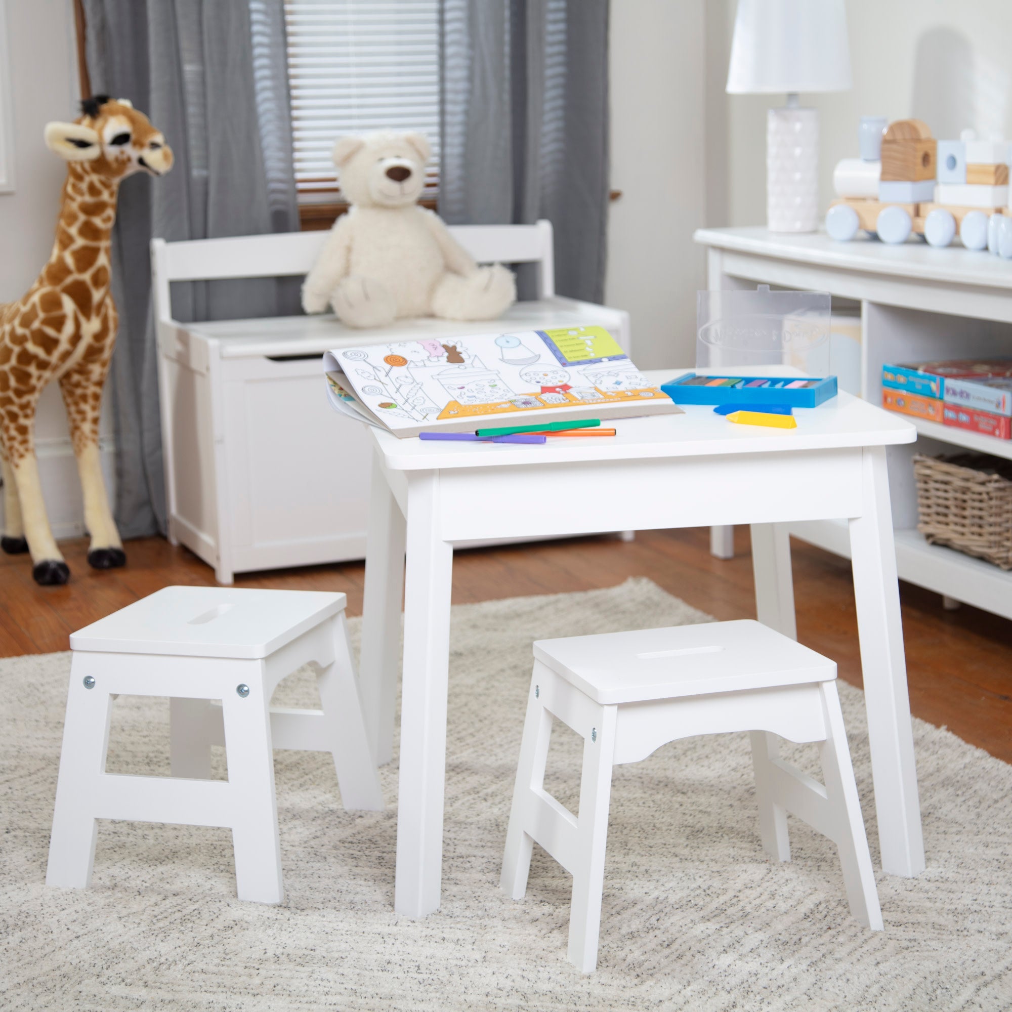 Wooden Stools  – Set of 2
