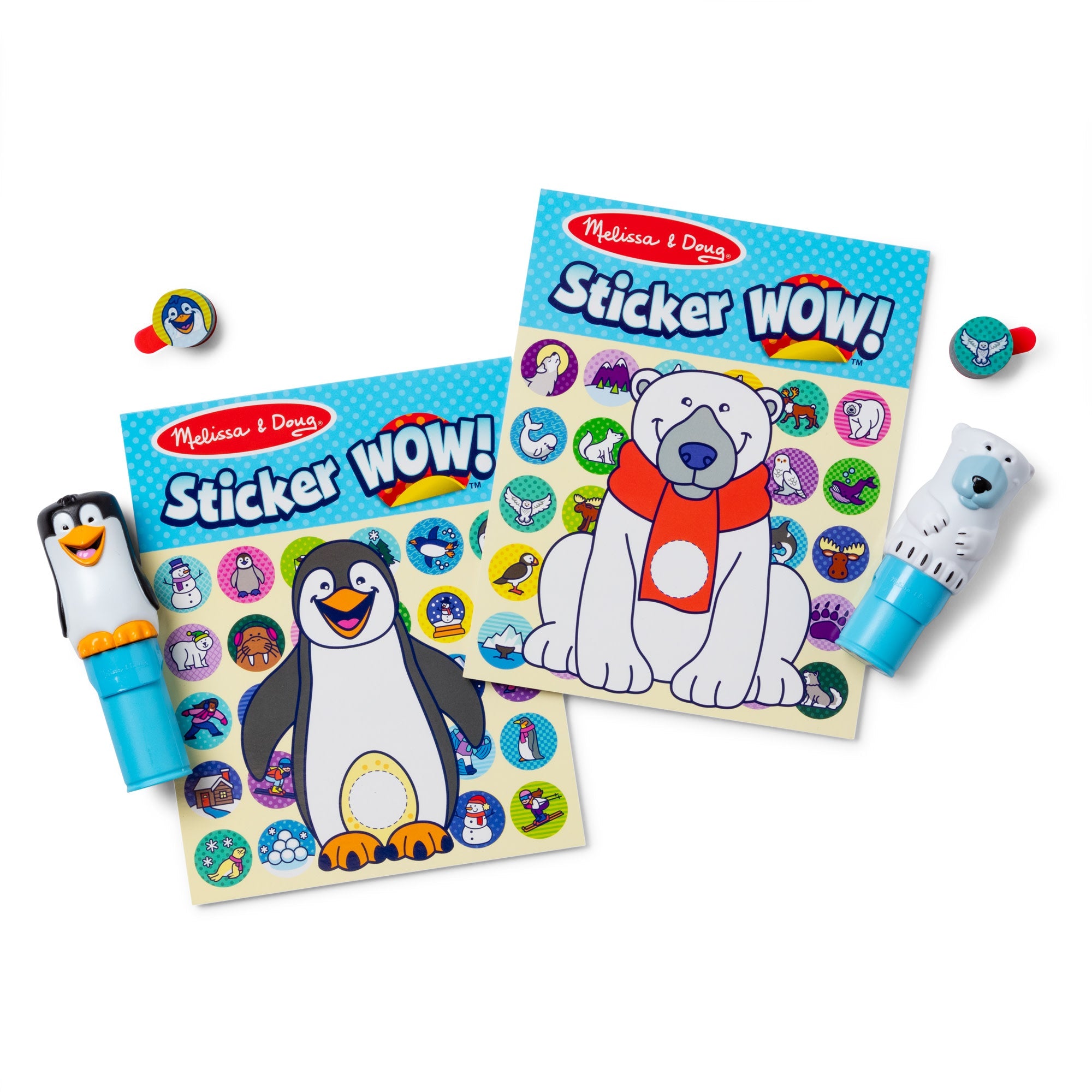 Sticker WOW!™ Activity Pads & Sticker Stampers VALUE PACK - Winter