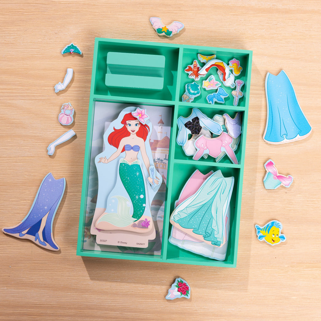 Disney Ariel Wooden Magnetic Dress-Up