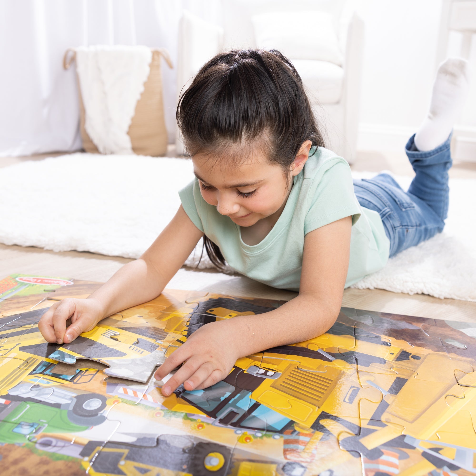 Building Site Floor Puzzle - 48 Pieces