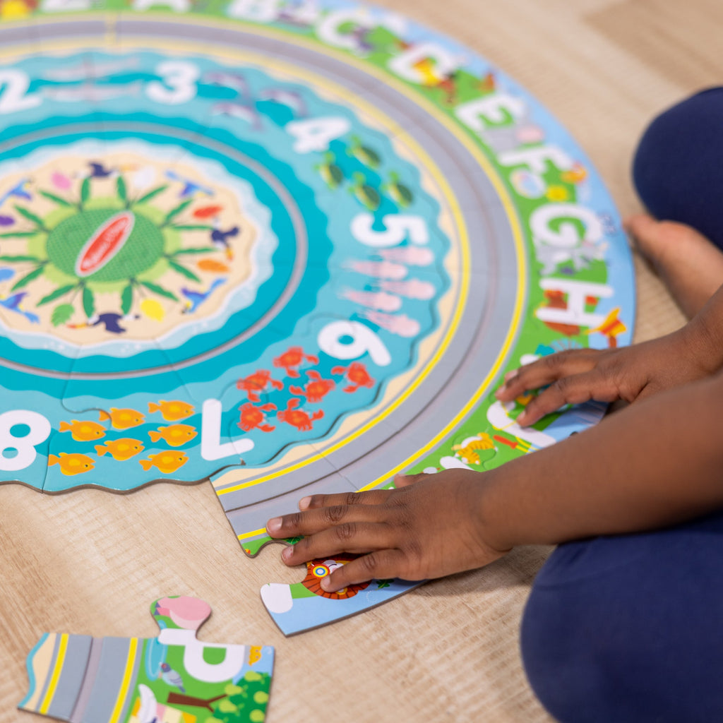 Round the Shore Tracks Floor Puzzle – 48 Pieces