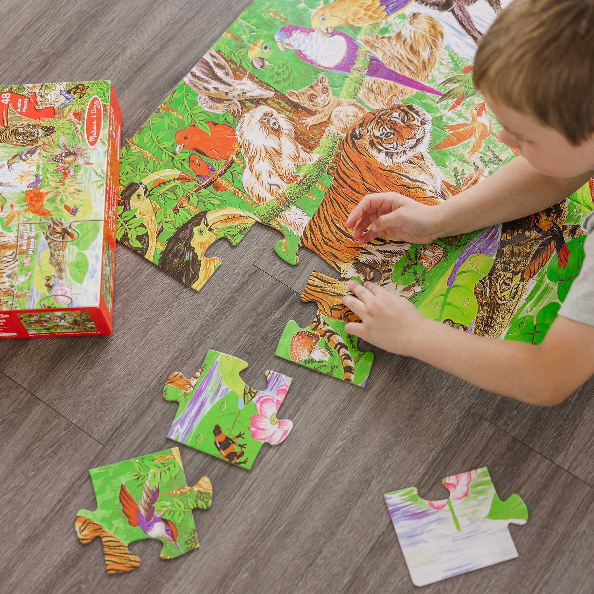 Rainforest Floor Puzzle - 48 Pieces