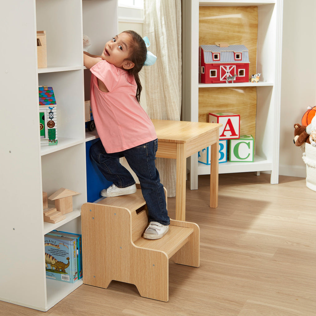 Wooden Step Stool - Natural